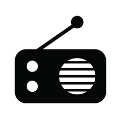 radio icon vector illustration