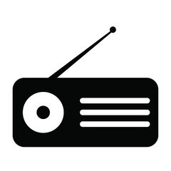 radio icon vector illustration