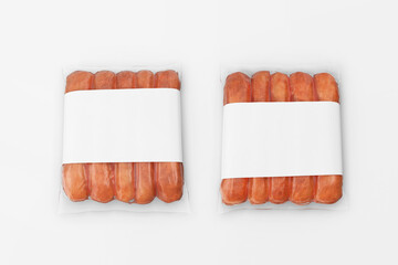 Sausage Food Packaging Mockup