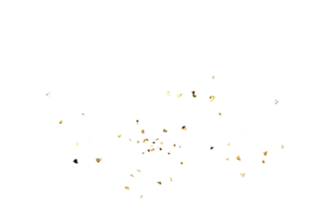 Golden heart confetti falling, a stunning display of love and celebration for elegant events and romantic designs, a touch of luxury and festive cheer