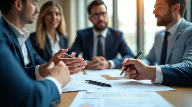 Corporate compliance teams drafting customs declaration guidelines aligned with economic sanctions and export import tax requirements governing commodity movement in  Photo Stock  Concept  and empty s