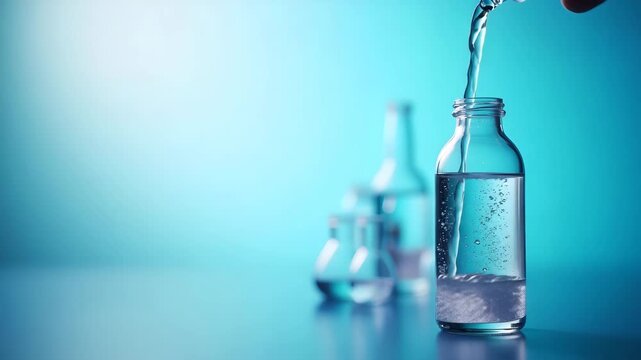 Comprehensive laboratory assessment for microplastic concentration quantification in marine water sample employing spectroscopic identification and sterile collection methods in  Photo Stock  Concept 