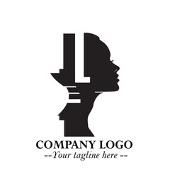 woman, robot, head, logo, symbol, black, white, background, beautiful, futuristic, minimalist, vector, illustration, design, art, modern, clean, abstract, creative, outline, silhouette, cyber, android