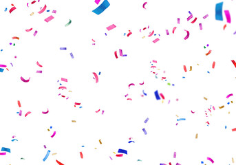 Celebrate success with vibrant confetti falling, perfect for party invitations, event announcements, and adding a festive touch to your designs