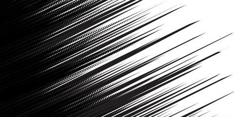 Smooth vector transition from black to white with straight broken lines. Modern vector background for transition from one image to another