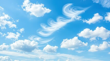 Hypnotic spirals of clouds swirling toward infinity, drawing viewers eyes inward