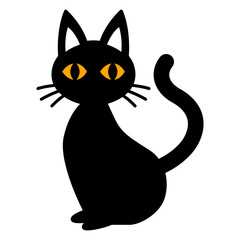 ハロウィンの黒猫