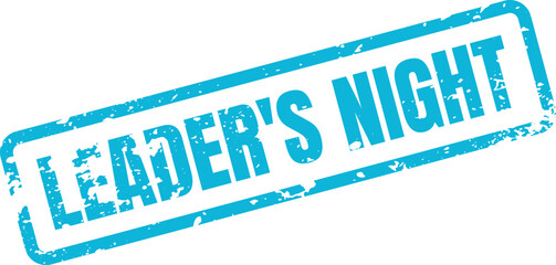 Professional Leaders Night event promotion rubber stamp for business recognition