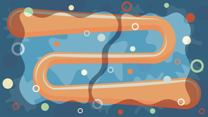 Presentation Design Resource Background, Abstract Freeform Shape, Advertising Background, Presentation Design Resource Background