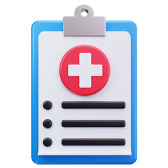 Medical Report Clipboard.