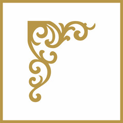 Obraz premium Vintage Ornamental Vector Design — Classic Decorative Floral and Baroque Pattern