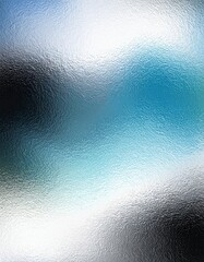 Abstract blue background with bubbles featuring a metallic golden water surface texture