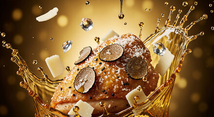 Truffle Parmesan Fried Chicken Splash