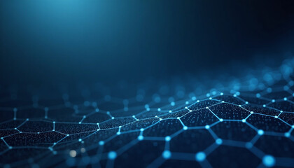 Abstract Digital Network Wave Pattern technology background