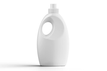 Container packaging white color 3d render for mockup collection