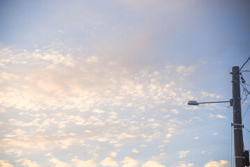 Brazilian Sunset Sky Landscape.