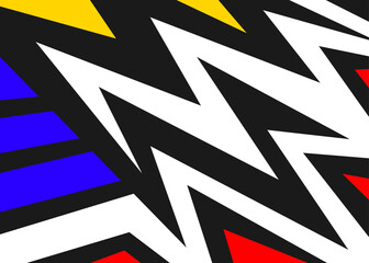 Abstract background with some colorful geometric lines and with some copy space area