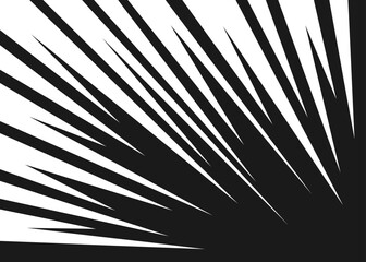 Simple background with exploding jagged zigzag pattern and with some copy space area