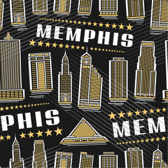 Vector Memphis Seamless Pattern