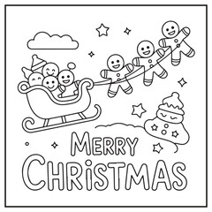 Merry Christmas Coloring Pages