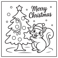 Merry Christmas Coloring Pages