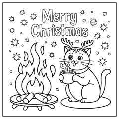 Merry Christmas Coloring Pages