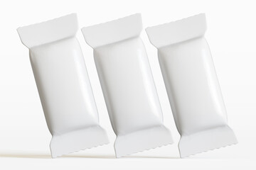 Bar Packaging Mockup White Color Isolated on white background