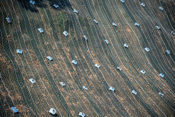 Slope Protection Mesh on the Serra Between Itaara and Santa Maria, RS, Brazil