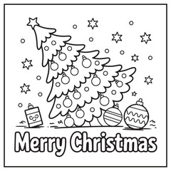 Merry Christmas Coloring Pages