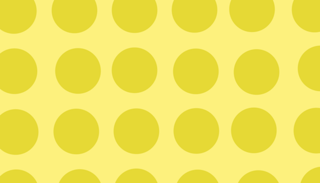 yellow background with circle pattern