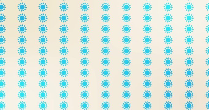 Animated background vector  sun , moon