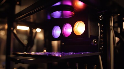 Illuminated Microplate Reader Analyzing Wavelengths in Detail