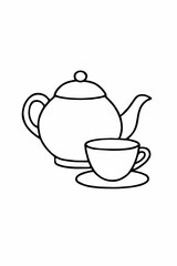 teapot and teacup