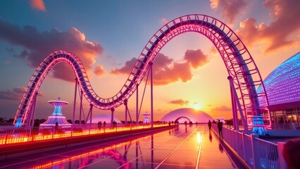 Obraz premium Technology, Art, and Creativity Exhibition