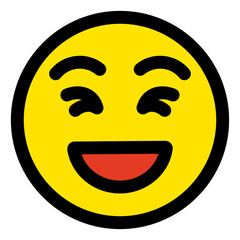 Fototapeta premium 大喜びのアイコンイラスト