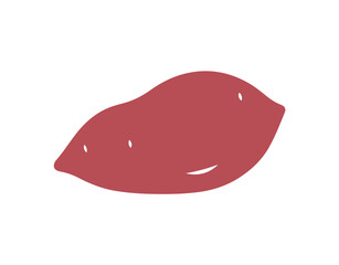Sweet Potato graphic. Sweet Potato against a white backdrop