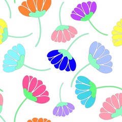seamless floral pattern Flowers 