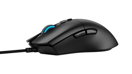 Ergonomic Gaming Mouse – Wired Design with Glowing Scroll Wheel and Precision Buttons