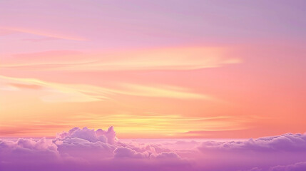 Majestic heavenly spectacle, celestial canvas with pastel color nuances