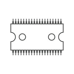 electronic circuit board illustration