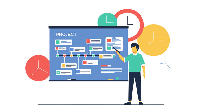 Strategic Planning and Management of Projects Through Visual Presentation and Time Evaluation