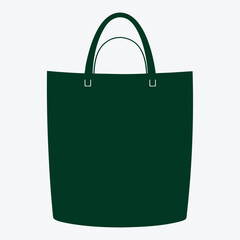 Elegant black leather tote bag with shoulder straps on a neutral background, A minimalist, modern black tote bag with double handles, presented on a plain, light gray background.