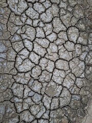 dry cracked soil