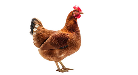 Fototapeta premium chicken isolated on white