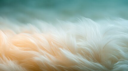 Fototapeta premium Delicate white feathers are arranged closely together, forming a soft and tranquil surface. The subtle play of light enhances the gentle texture, creating a peaceful scene