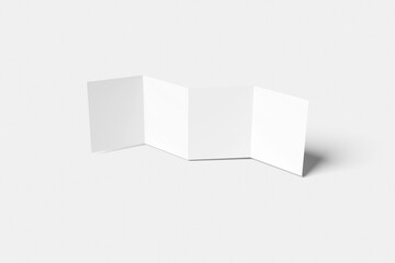 Quad Fold Brochure Blank © Farhan