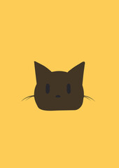 vector illustration of a cat
