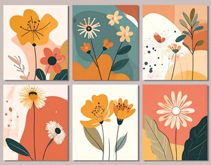 Floral Abstraction - A Collection of Botanical Art Prints.