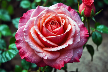 Close-Up of a Red Rose Blossom Against Black Backdrop &ndash; Nature&rsquo;s Pure Elegance