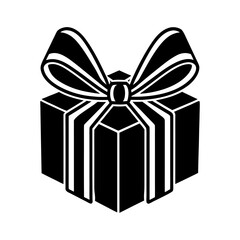 Birthday Present Ribbon Bow Vector Colorful Gradient Design